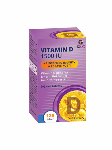 Tozax Vitamin D 120 tablet porovnat ceny