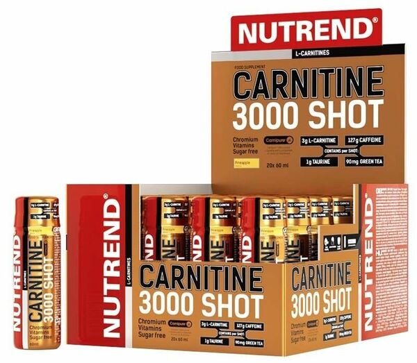 Nutrend  CARNITINE 3000 SHOT, 20x60 ml, ananas porovnat ceny