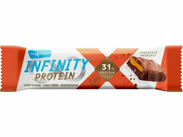 MaxSport Infinity protein čokoláda s lískové ořechy 55g porovnat ceny