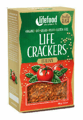 Lifefood LIFE CRACKERS BIO RAW Italské 90g porovnat ceny