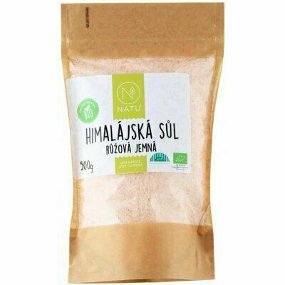 Natu Himalájská růžová sůl jemná 500g porovnat ceny
