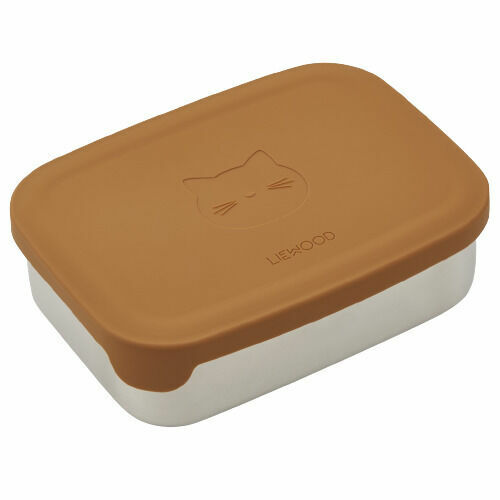 LIEWOOD Svačinový box velký Cat mustard porovnat ceny