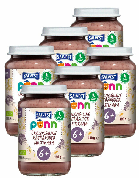 SALVEST Põnn BIO Borůvky s ovesnými vločkami 6x190 g porovnat ceny