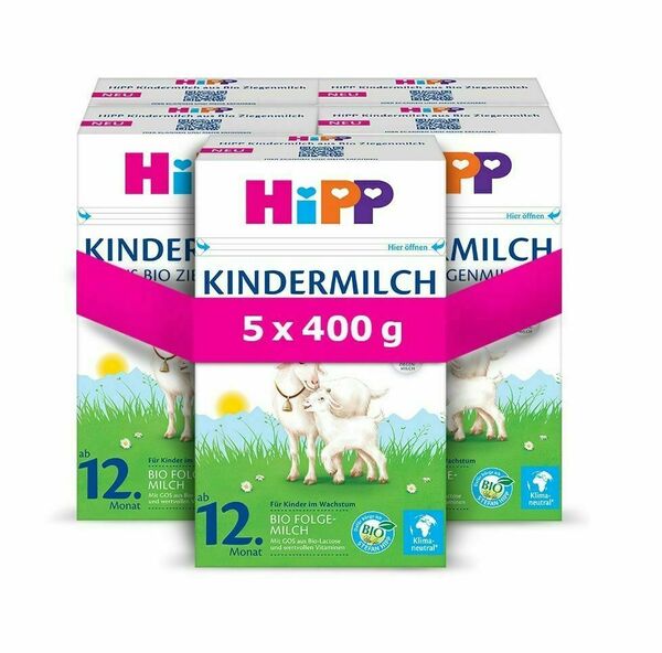 Hipp Mléko Hipp 3 Junior Bio Kozí 5x400g porovnat ceny