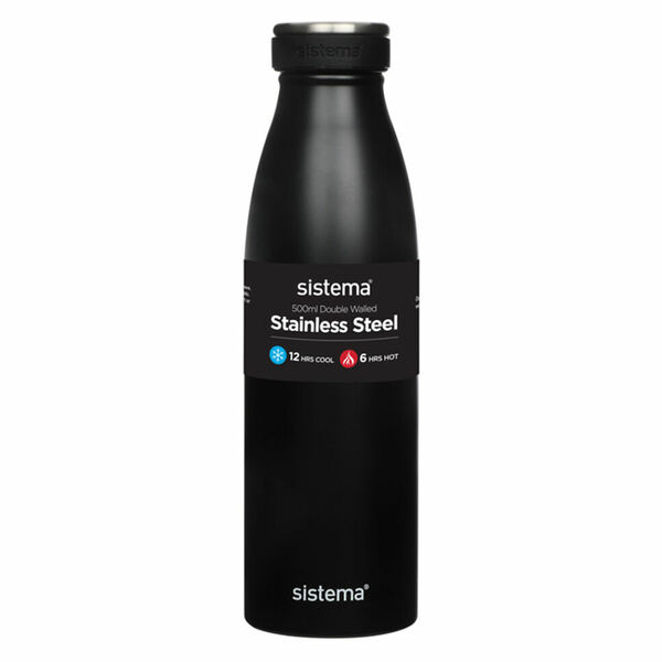 SISTEMA Hydrate Termoláhev Stainless Steel černá 500 ml porovnat ceny