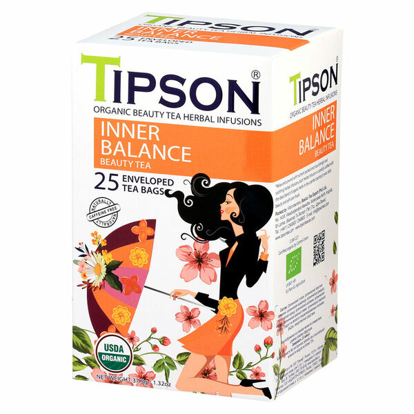 TIPSON Beauty tea inner balance bylinný čaj 25 sáčků porovnat ceny