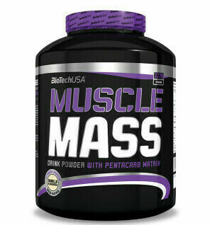 BioTech USA Muscle mass 2270g vanilka porovnat ceny