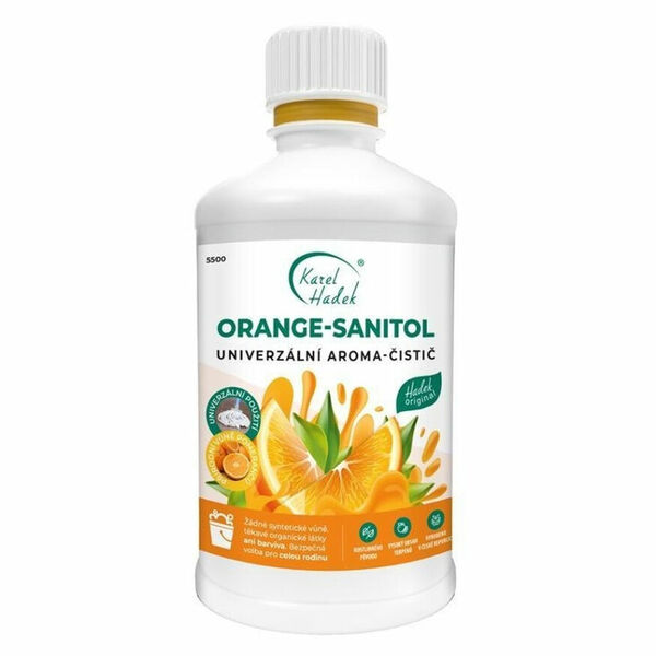 KAREL HADEK Univerzální aroma čistič orange sanitol 500 ml porovnání ceny