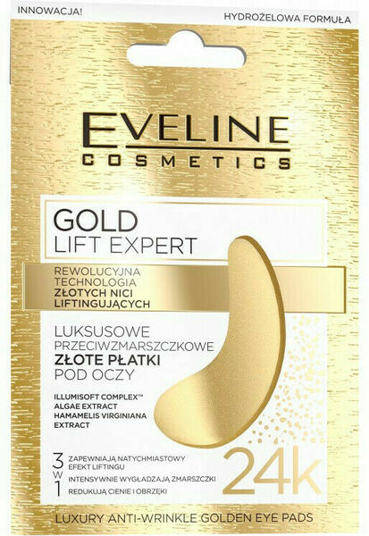 Eveline Cosmetics  Eveline Gold Lift Expert - Luxusní zlaté polštářky pod oči porovnat ceny
