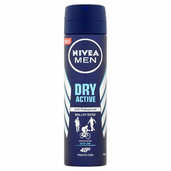 NIVEA  Men Dry Active Sprej antiperspirant 150 ml porovnat ceny