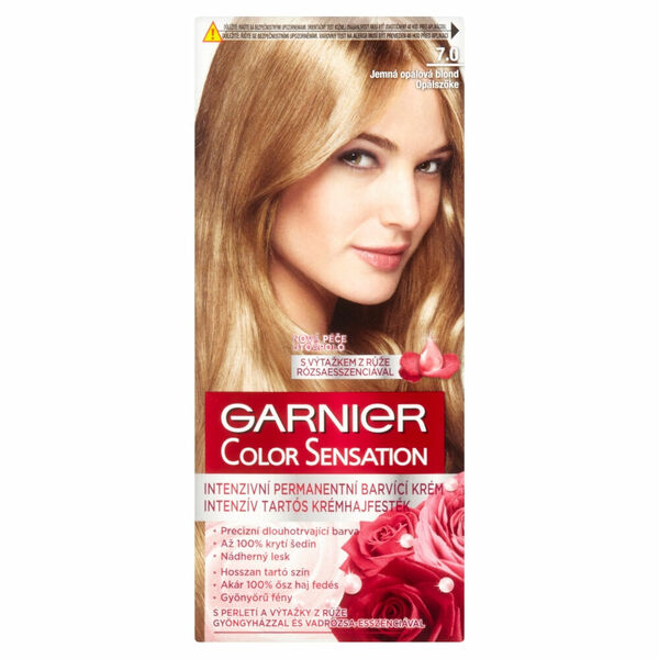 GARNIER Color Sensation Intenzivní permanentní barvící krém 7.0 Jemná opálová blond porovnat ceny