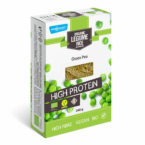 Max Sport Organic luštěninová rýže zelený hrášek 240 g porovnat ceny