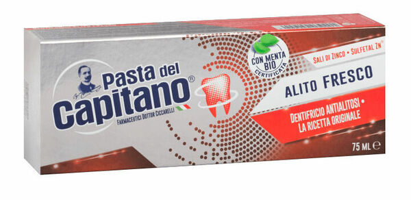 Pasta del capitano Alito fresco - zubní pasta proti zápachu z úst 75 ml porovnat ceny