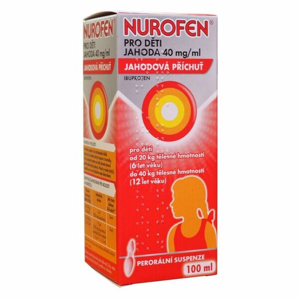 NUROFEN Pro děti jahoda suspenze 40mg/ml 100 ml porovnat ceny