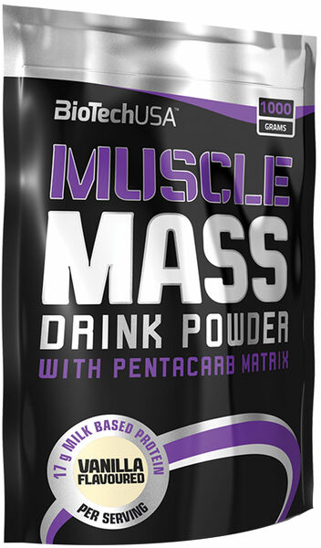 BioTech USA Muscle Mass Vanilka 1000g porovnat ceny