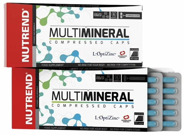 Nutrend MULTIMINERAL COMPRESSED CAPS 60kapslí porovnat ceny