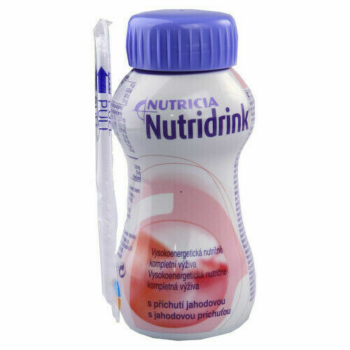 NUTRIDRINK S PŘÍCHUTÍ JAHODOVOU perorální SOL 1X200ML porovnat ceny
