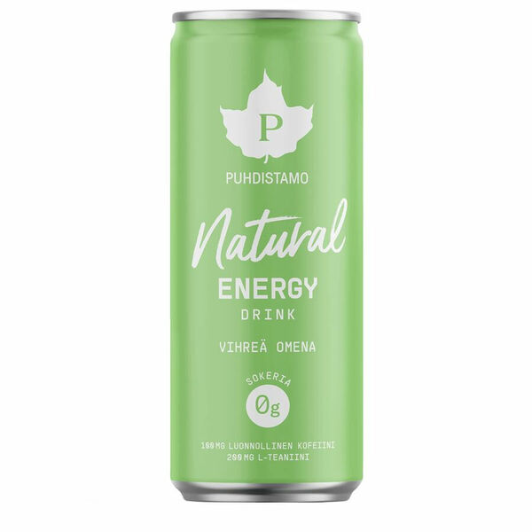 Puhdistamo Natural Energy Drink 330ml zelené jablko porovnat ceny