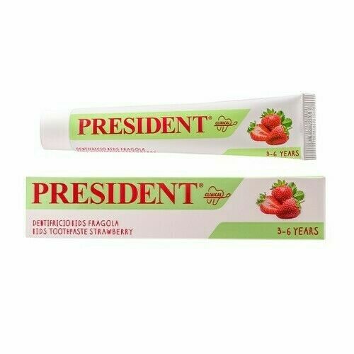 PresiDENT Zubní pasta gel děti 3-6let Jahoda 50ml porovnat ceny