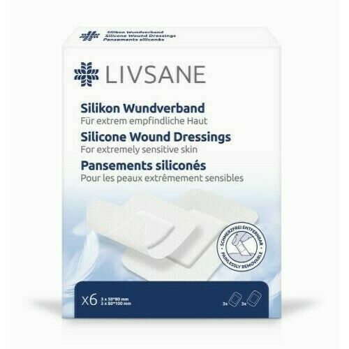 LIVSANE náplast silikonová na krytí ran 6ks porovnat ceny