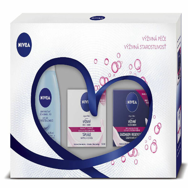 NIVEA set ženy Extra jemný odličovač očí + denní krém + noční krém porovnat ceny