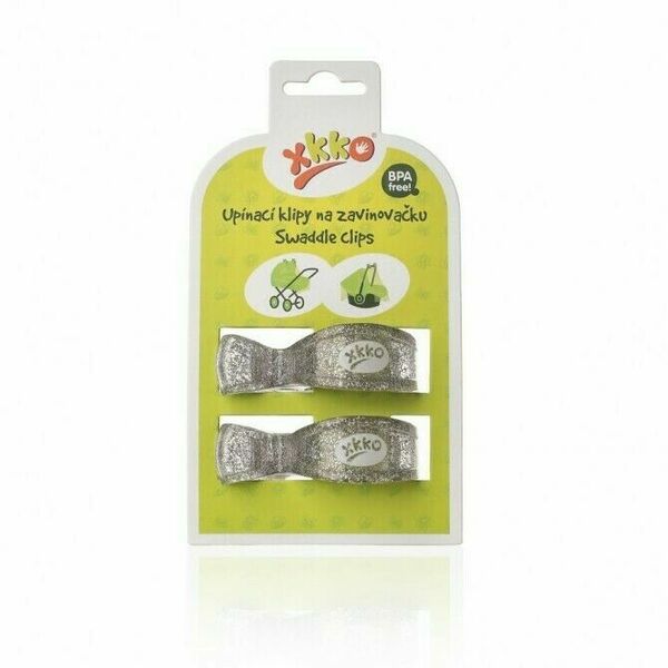 XKKO Klipy na kočár 2ks - Silver porovnat ceny