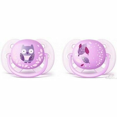 Philips Avent  AVENT Šidítko Ultrasoft Deco 0-6m dívka 2ks porovnat ceny