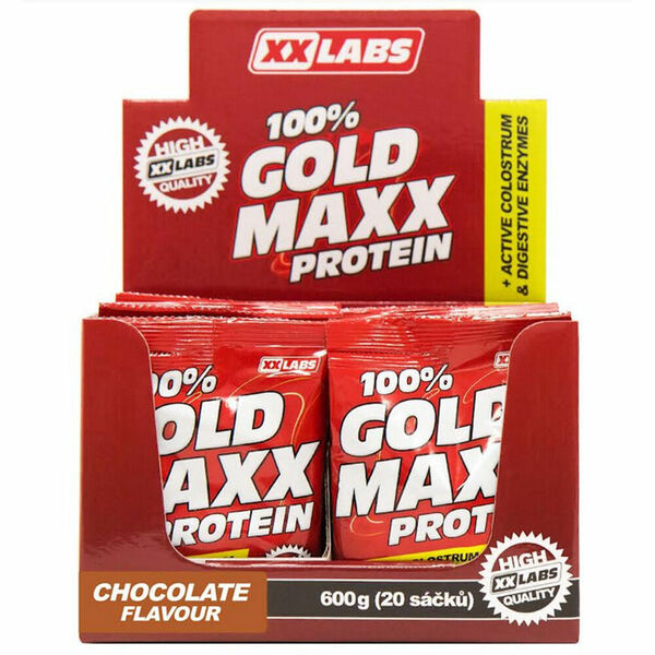 XXLABS 100% Gold maxx protein čokoláda sáčky 20 x 30 g porovnat ceny