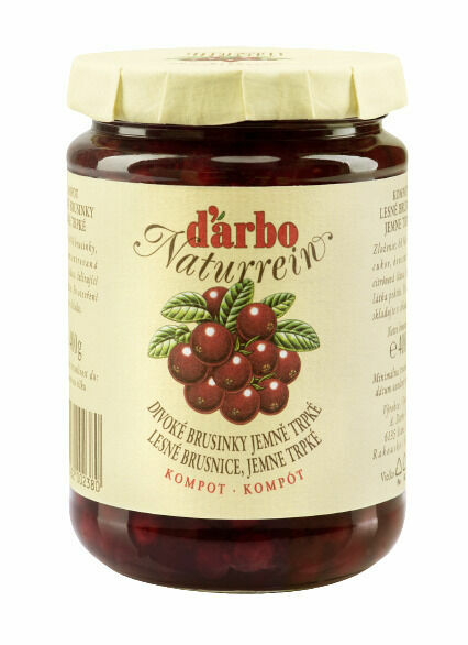 Darbo Kompot brusinkový 400 g porovnat ceny