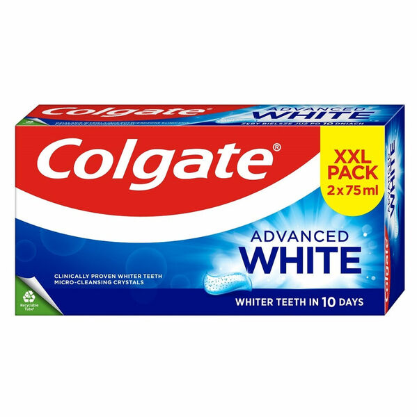 COLGATE Zubní pasta Advanced Whitening  2 x 75 ml porovnat ceny