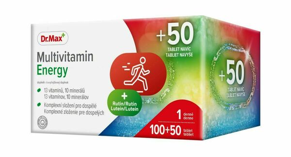 Dr.Max Multivitamin Energy 100+50 tablet porovnat ceny