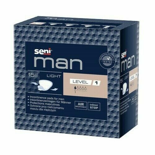 SENI MAN LIGHT LEVEL 1 BALENÍ Á 15KS, VELIKOST 18 X 14, SAVOST 150ML porovnat ceny