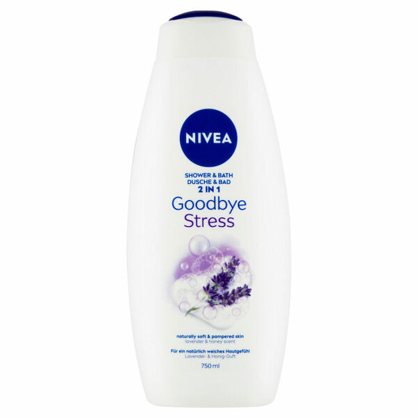 NIVEA Goodbye Stress Sprchový gel a pěna do koupele 750 ml porovnat ceny
