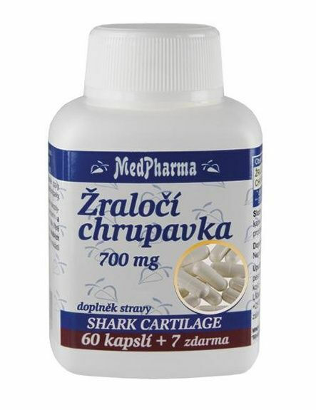 Medpharma Žraločí chrupavka 700 mg 67 kapslí porovnat ceny