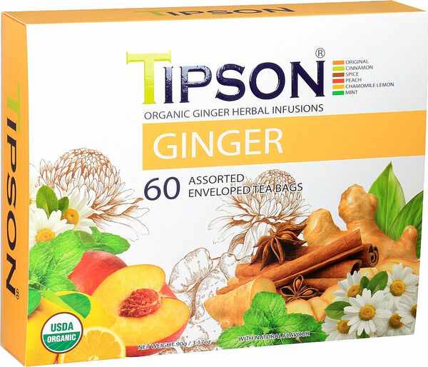 Tipson BIO Ginger Assorted 60 x 1.5 g porovnat ceny
