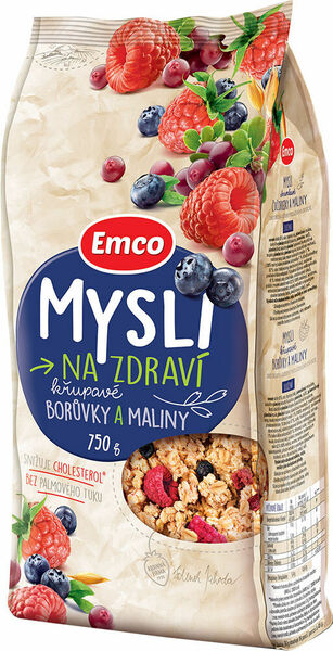 Emco Mysli křupavé Borůvky a maliny 750g porovnat ceny