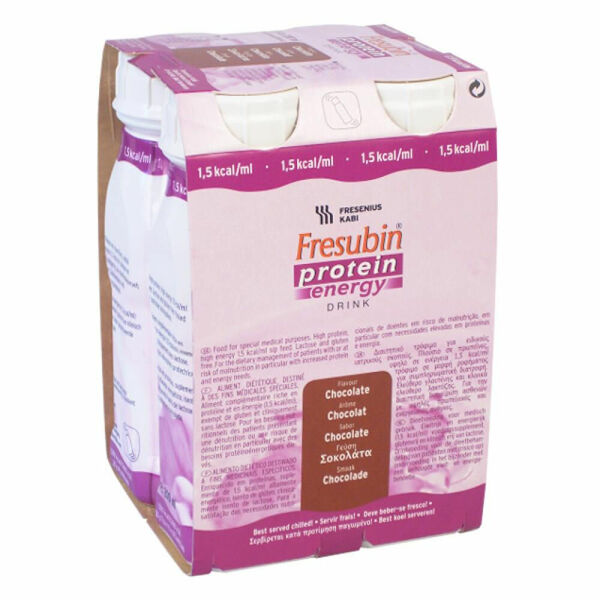 FRESUBIN PROTEIN ENERGY ČOKOLÁDA  4X200ML Roztok porovnat ceny