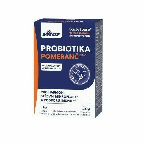 Vitar Probiotika+vláknina+vit.c A D 16x2g porovnat ceny