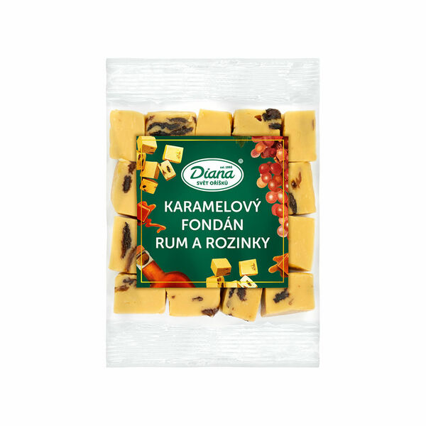 Diana Company Karamelový fondán rum a rozinky 100g porovnat ceny