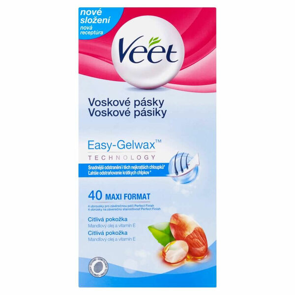 VEET Voskové pásky pro citlivou pokožku 40 kusů porovnat ceny
