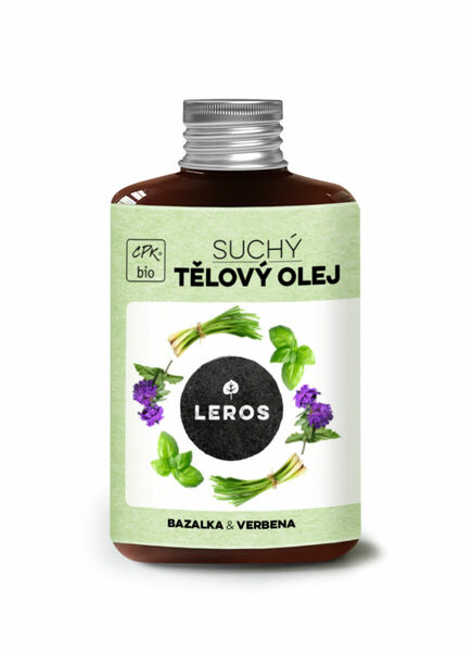 Leros Suchý tělový olej bazalka & verbena 100 ml porovnat ceny
