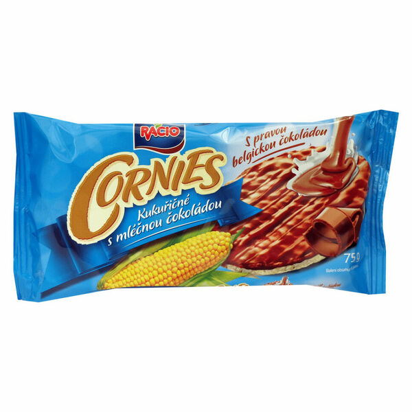 RACIO Cornies kukuřičné s mléčnou čokoládou 75 g porovnat ceny