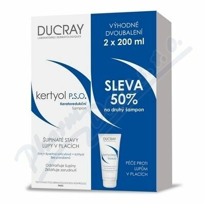 Ducray Kertyol P.S.O. šampon proti lupům DUO 2x200ml porovnat ceny