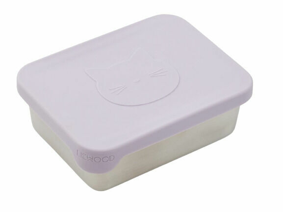 LIEWOOD Svačinový box malý Cat light lavender porovnat ceny