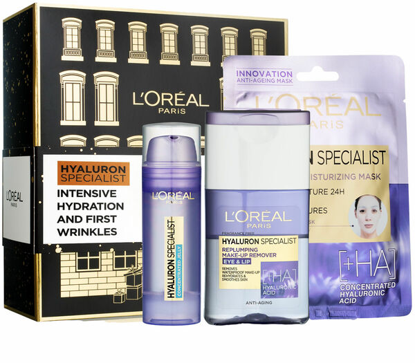 Rozbaleno L'Oréal Paris Hyaluron Specialist dárková sada pro hydrataci pleti 3 ks porovnat ceny