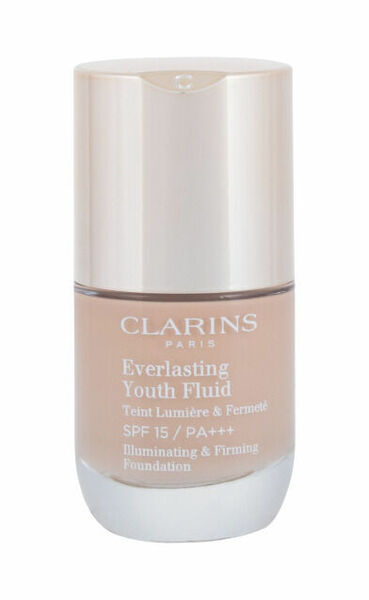 Clarins Everlasting Youth Fluid,rozjasňující make-up SPF 15,odstín 102.5 Porcelain, 30 ml porovnat ceny