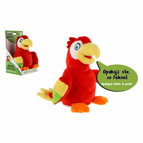 TEDDIES Papoušek Jaroušek opakující věty plyš 16 cm porovnat ceny