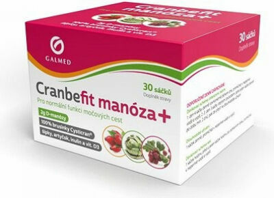 Cranbefit Manóza+ 30 Sáčků Galmed porovnat ceny