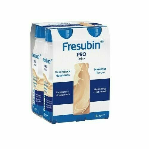 FRESUBIN PRO DRINK PŘÍCHUŤ LÍSKOOŘÍŠKOVÁ perorální roztok 4X200ML porovnat ceny