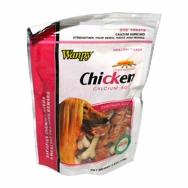 Wanpy Dog pochoutka Bone Chicken + Calcium 100g porovnat ceny
